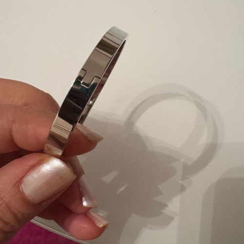 Stainless new silver bracelet gray