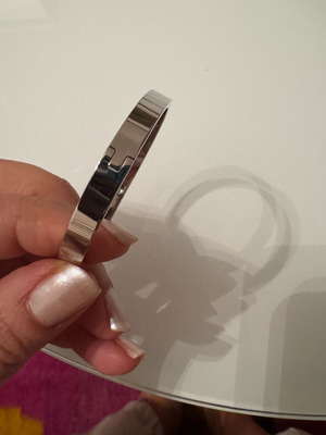 Stainless new silver bracelet gray