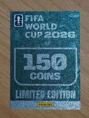 Panini World Cup 2026 Adrenalyn XL Limited Edition 150 coins σαν καινούργιο
