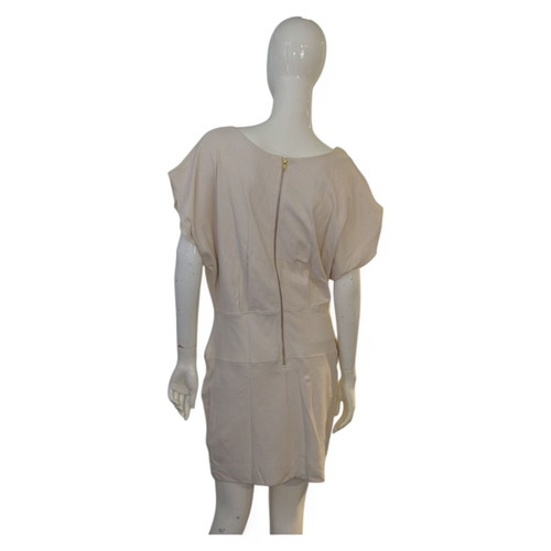 French Connection dress beige used, size 12, viscose blend