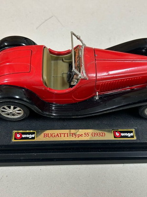 Burago Bugatti Type 55 1932 μεταχειρισμένη μινιατούρα 1:24 με κουτί