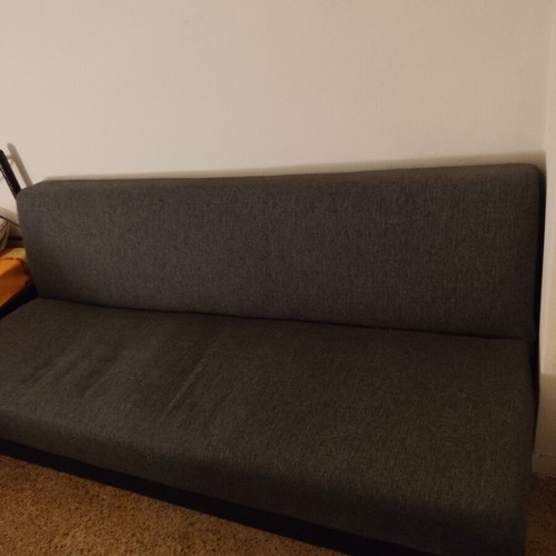 Sofa bed used with storage space and small dent