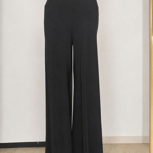 Lynne black elastic flare pants, size S