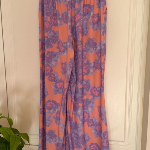 Project Soma floral σετ S/M με κιμονό και παντελόνι καμπάνα σαν καινούργιο
