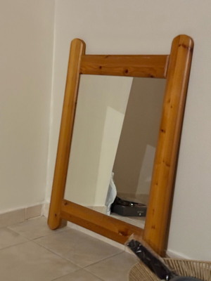 Mirror used, wooden frame, very good condition
