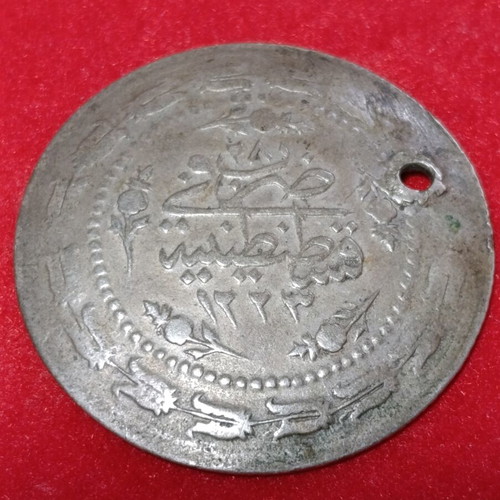 Silver Ottoman coin used