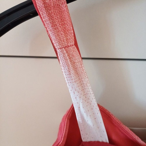 Mexx top bicolor medium like new with wide straps and ruching