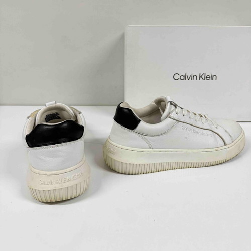 Calvin Klein Jeans Chunky Cupsole sneakers used, size 38, white