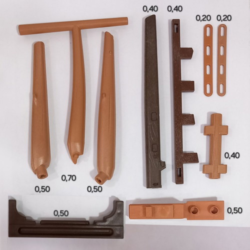 Playmobil parts used