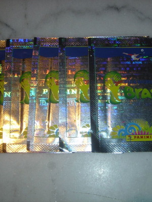 Φακελάκια Panini FIFA World Cup Brazil 2014 καινούργια, 5 τεμάχια