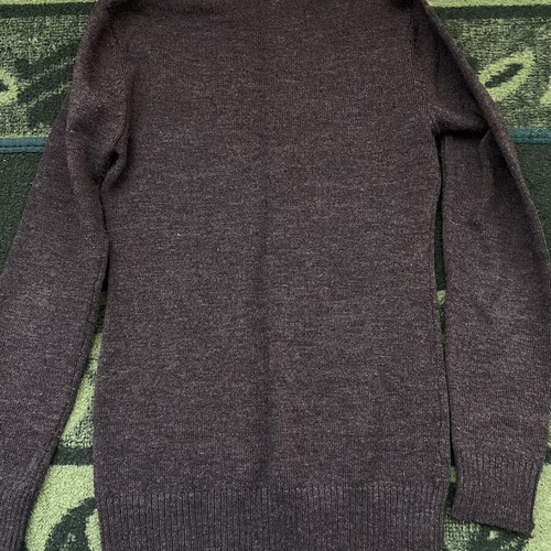 Gray pullover sweater