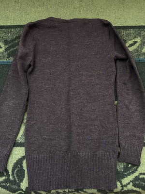 Gray pullover sweater