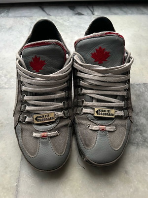 Dsquared2 shoes used, gray, size 43.5
