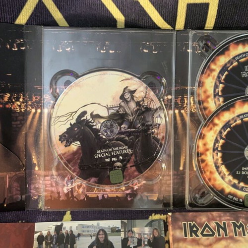 Iron Maiden 3-disc DVD Death on the Road like new, metal