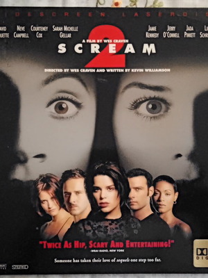 Scream 2 LaserDisc like new, horror