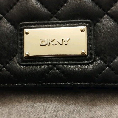 DKNY women's wallet like new, black, leather