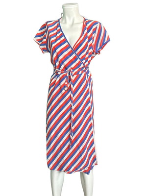 Silk wrap dress Clemens En August like new, size 40, colorful