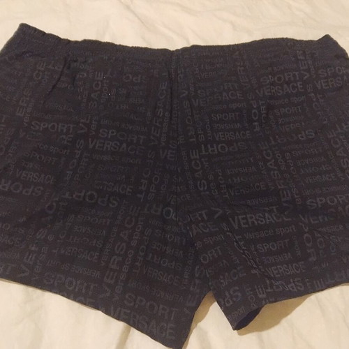 Versace men's swim shorts, size L, black