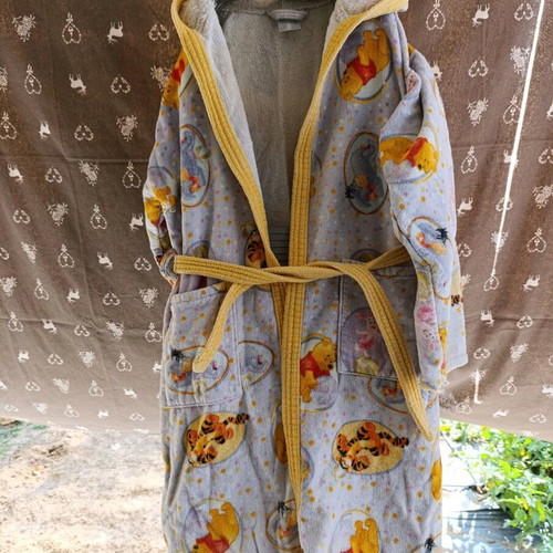 Bathrobe and towel used for boy 6/8 years old
