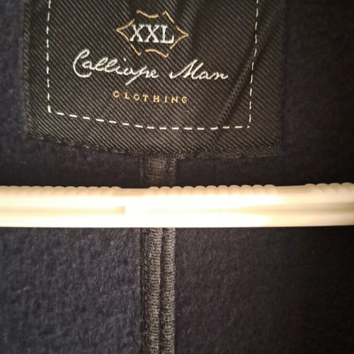 Calliope blue jacket like new, soft weave, spring autumn