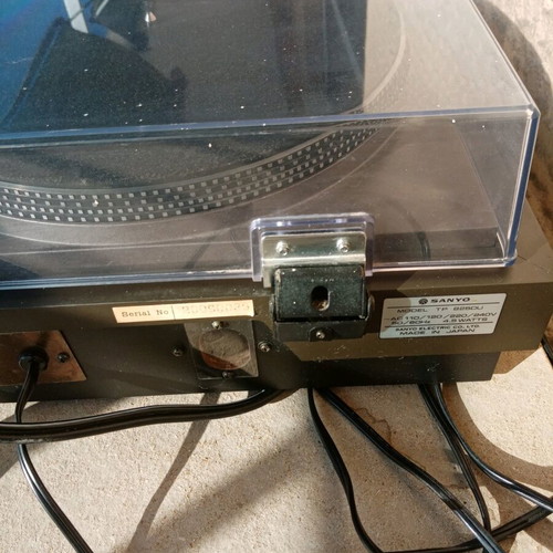 Sanyo turntable used, direct drive, repair needed