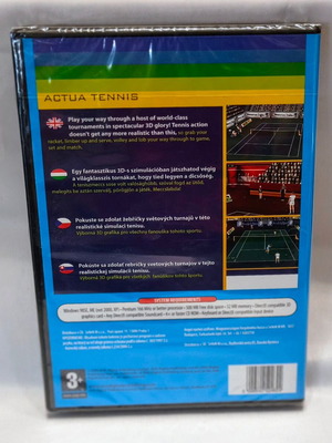 Actua Tennis PC παιχνίδι καινούργιο, sealed