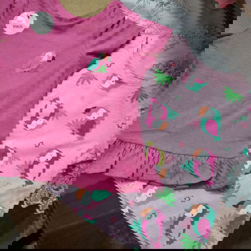 Cool Club 2 καινούργιες κοντομάνικες ροζ μπλούζες 12-18 μηνών