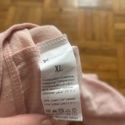 Bermuda shorts refurbished, pink, size XL