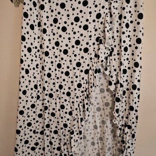 Asos set top and skirt black like new