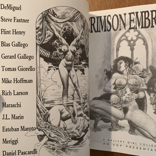 Artbook Crimson Embrace Vol.V new, 64 black and white pages, 1st edition 1999