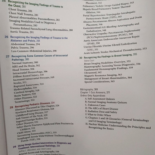 Learning Radiology book new, English