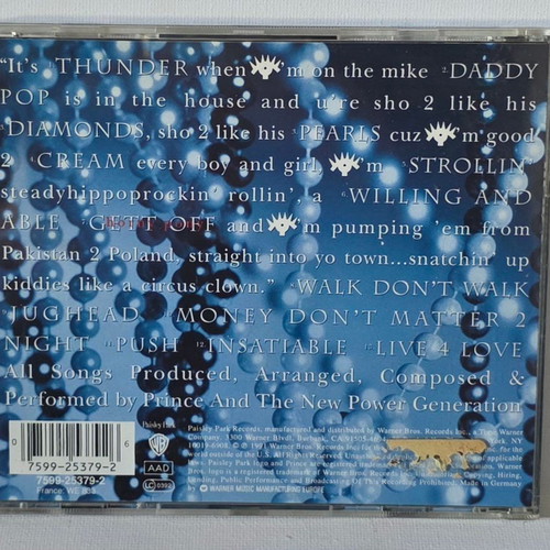 Prince & The New Power Generation Diamonds And Pearls CD used, pop
