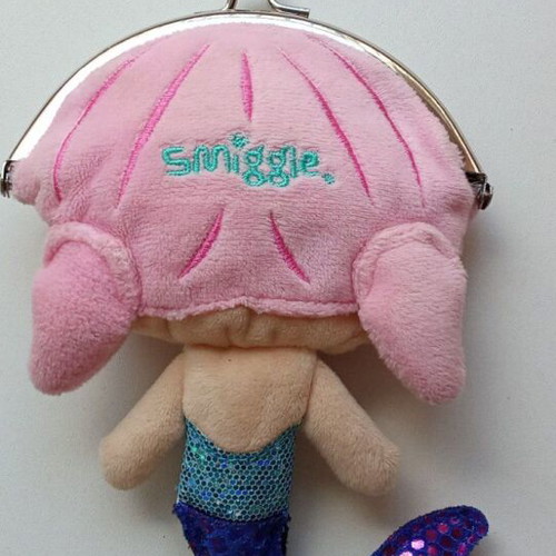 Smiggle Mermaid Kids Wallet like new, pink polyester