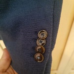 Mango blue jacket used, size Large