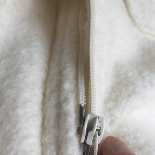 Helmi white coat new size Small