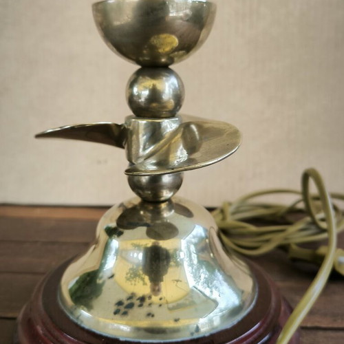 Bronze table nautical lamp ''Propeller'' used
