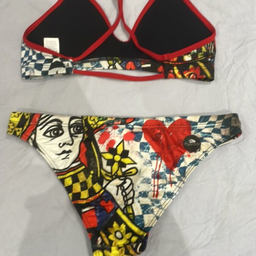 Turbo bikini size L like new, multicolor