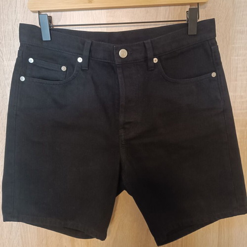 Arket jeans shorts like new, black, size 28