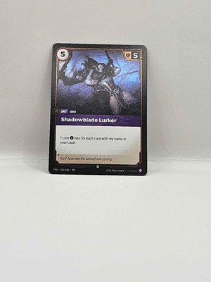 League of Legends Riftbound Vendetta Shadowcloaked Lurker card like new
