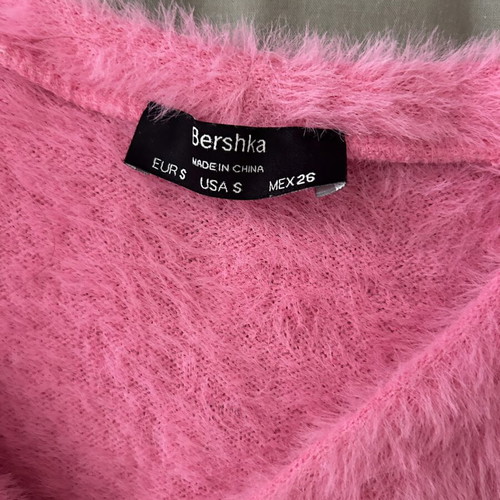 Bershka pink cardigan like new, size S