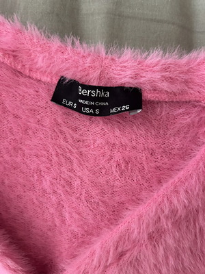 Bershka pink cardigan like new, size S