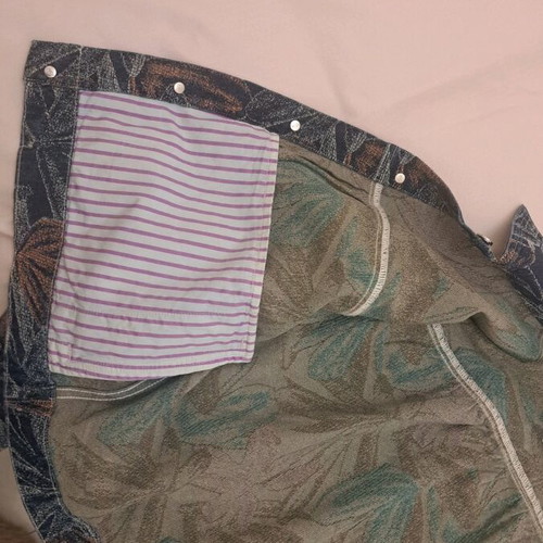 Scotch & Soda printed denim jacket new with tags, size M