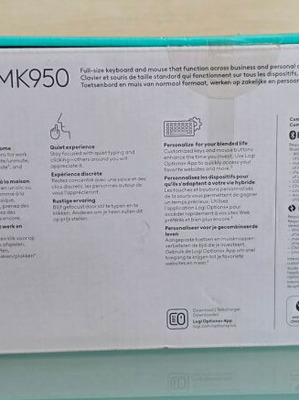 Logitech Signature Slim Combo MK950 wireless keyboard and mouse new