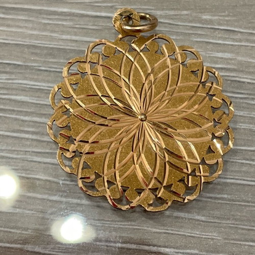 Gold 14k pendant used, 5 gr