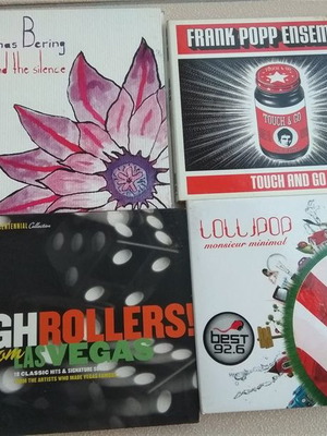 CD ξένα μεταχειρισμένα, πακέτο 4 τεμαχίων