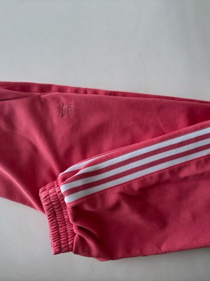 Adidas women's tracksuit XS new, pink with elastic waist and ankles