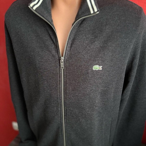 Lacoste men's jacket gray, like new, size L