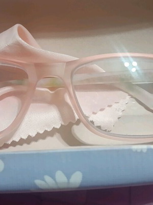 Presbyopia glasses new 2.5 diopters with case, beige with mint