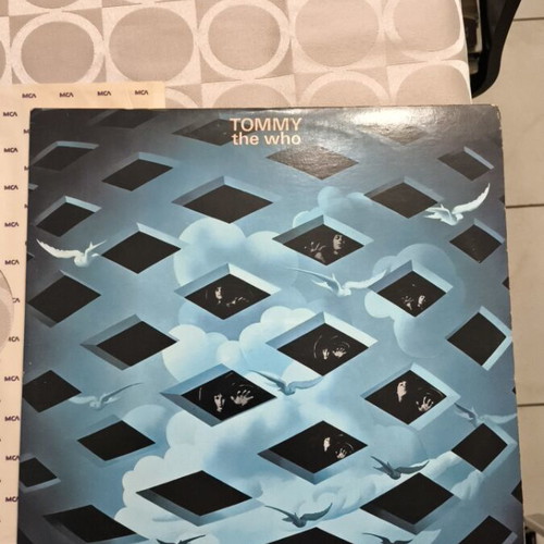 The Who vinyl records used, Tommy, Live at Leeds, Who are you, Who's next