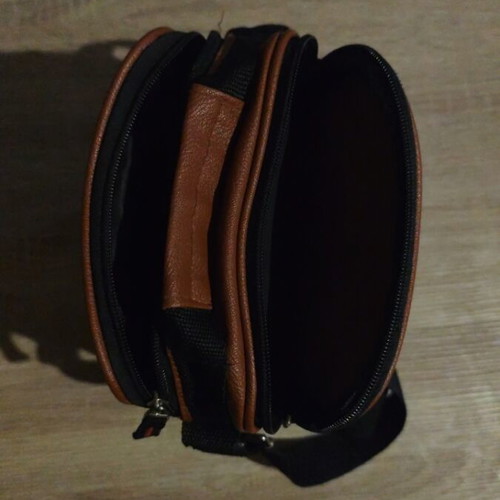 Leather crossbody bag new, lightweight and modern